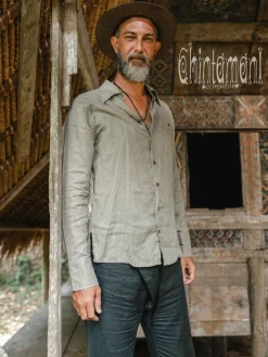 Alma Linen Shirt / Khaki