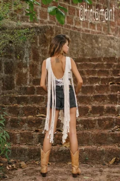 Apache Crop Top / Light Gray