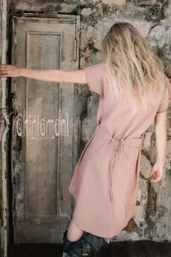Asymmetric Midi Dress / Dusty Rose