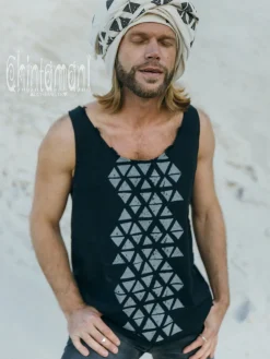 Atua Print Top / Black