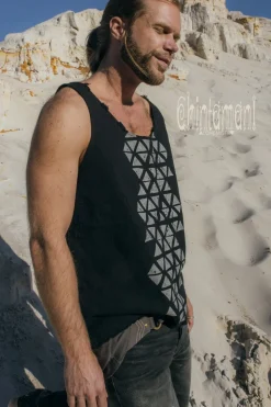 Atua Print Top / Black