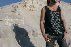 Atua Print Top / Black