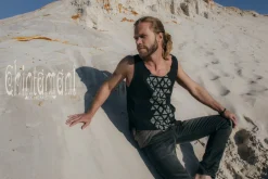 Atua Print Top / Black