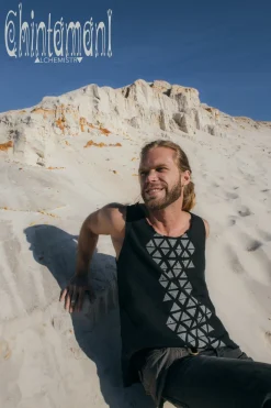 Atua Print Top / Black