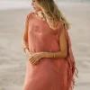 Beach Poncho Dress / Soft Pink