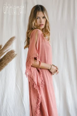 Beach Poncho Dress / Soft Pink