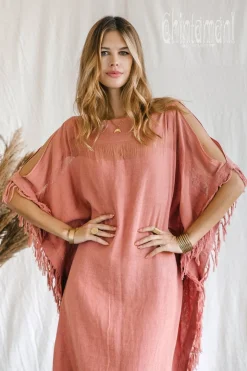Beach Poncho Dress / Soft Pink