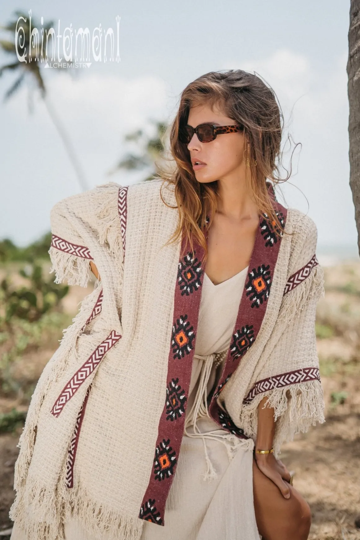 Berber Cotton Poncho