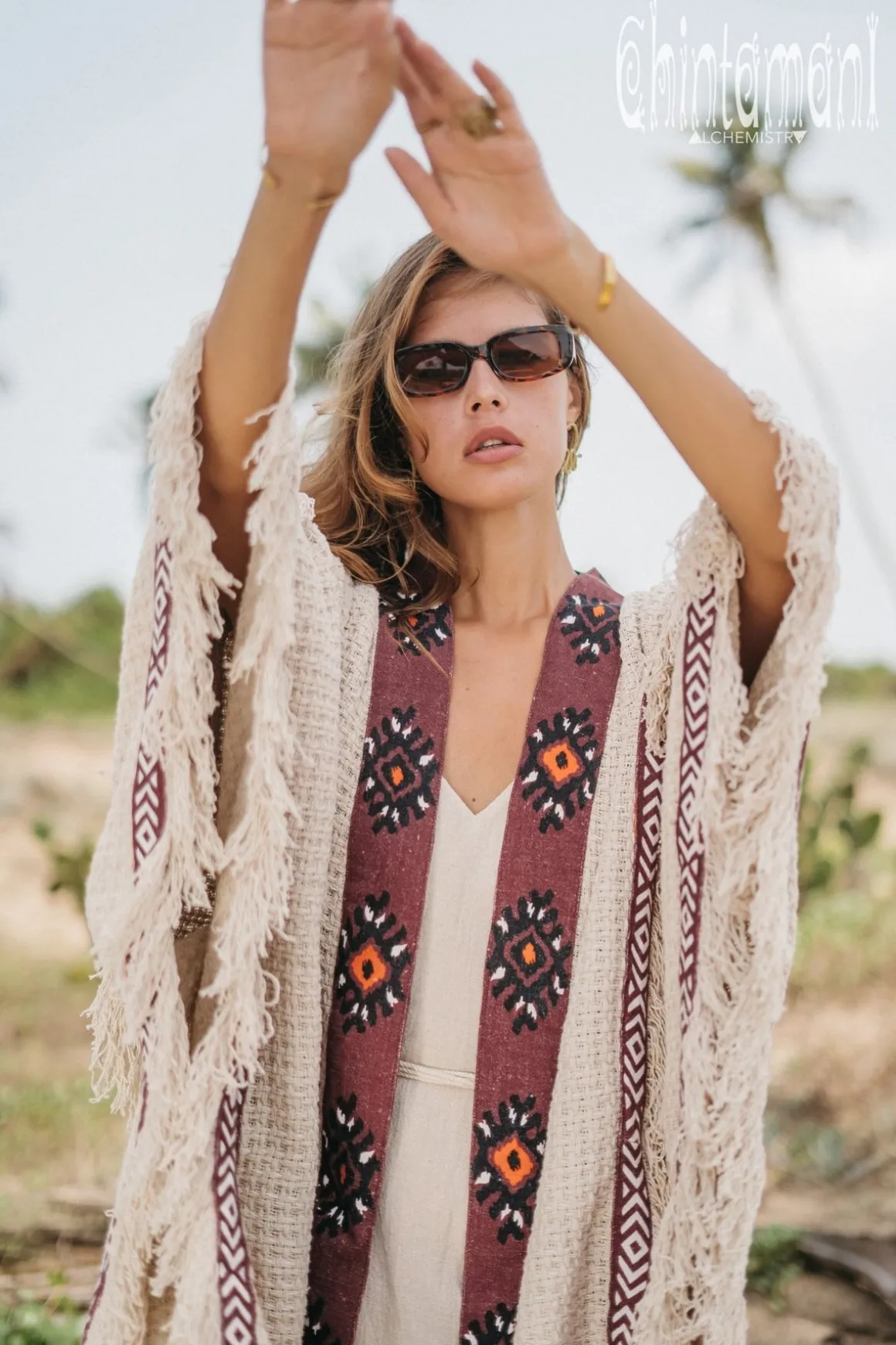 Berber Cotton Poncho