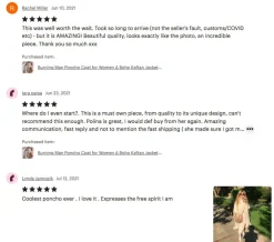 Bohemian Poncho Coat / Off White