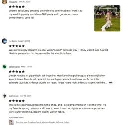 Bohemian Poncho Coat / Off White