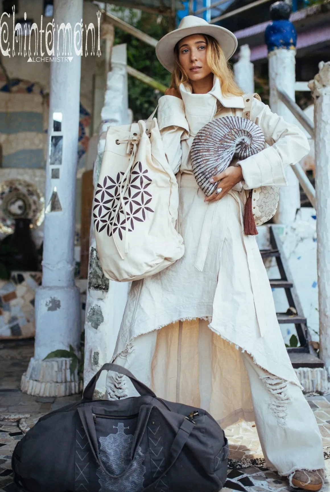 Canvas Torba Backpack / Beige