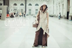 Canvas Torba Backpack / Beige Brown