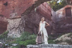 Canvas Torba Backpack / Beige Brown