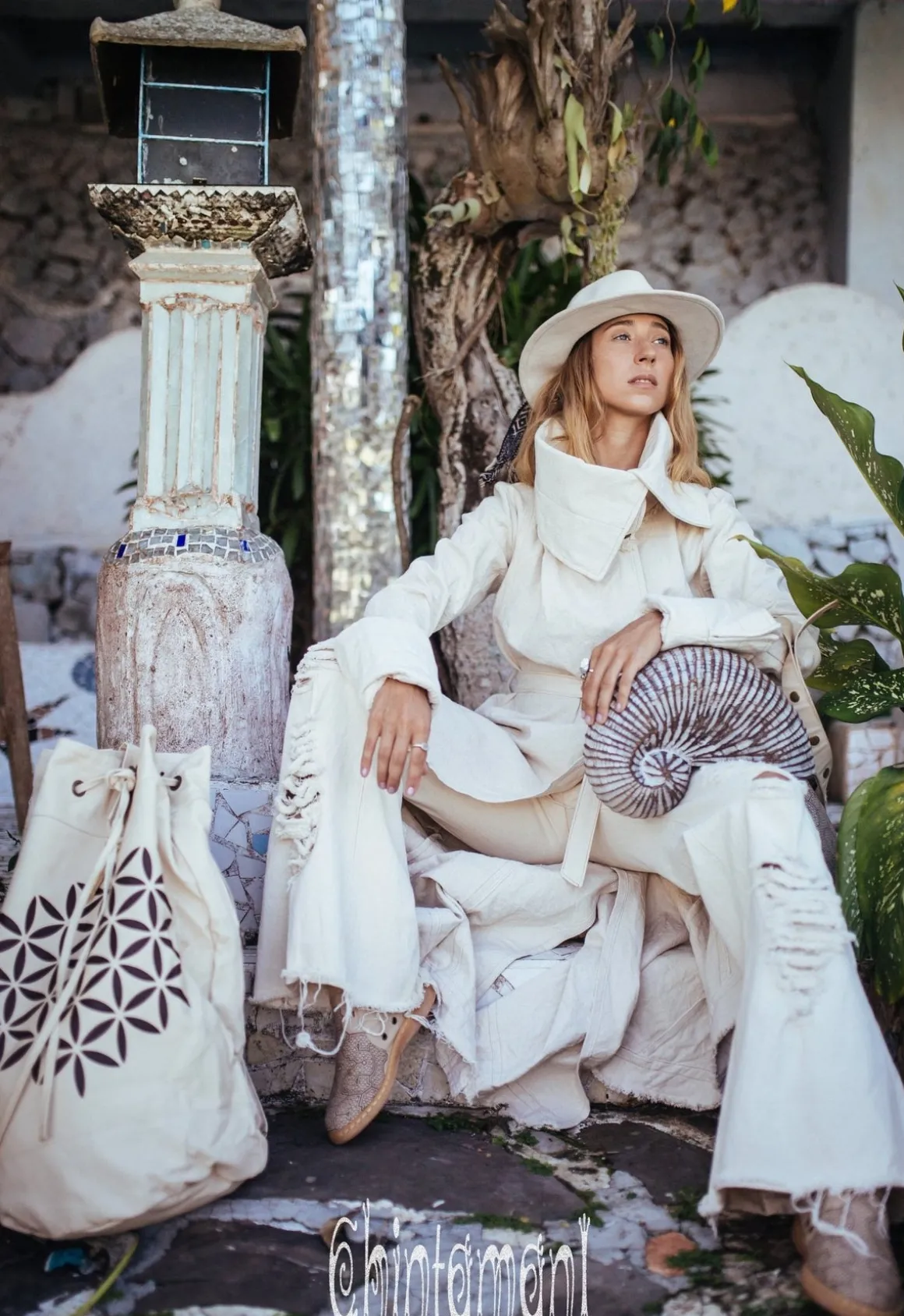 Canvas Torba Backpack / Beige