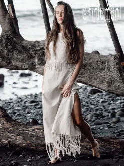 Chakruna Long Dress / Off White