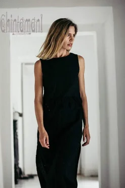 Chakruna Long Dress / Black