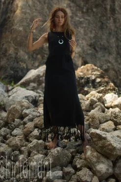 Chakruna Long Dress / Black