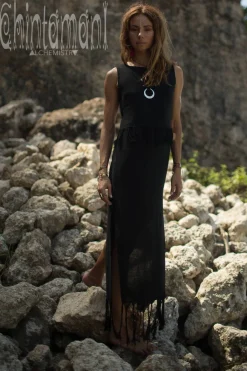 Chakruna Long Dress / Black