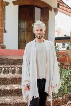 Cotton Kimono Robe / Off White