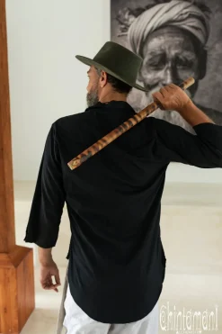 Cotton Men's Shirt / Black