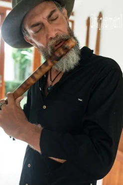 Cotton Men's Shirt / Black