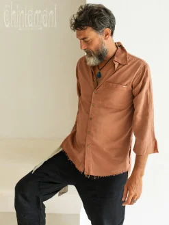 Cotton Men's Shirt / Dusty Pink