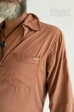 Cotton Men's Shirt / Dusty Pink