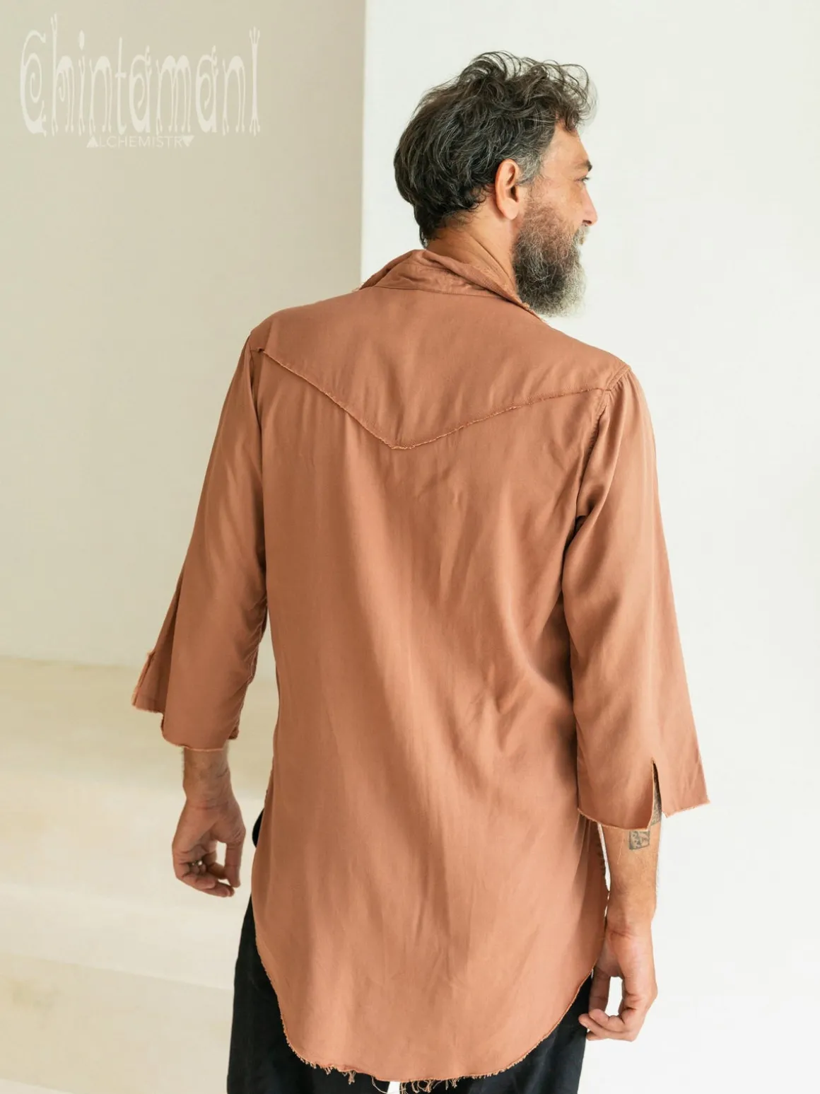 Cotton Men's Shirt / Dusty Pink