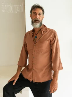 Cotton Men's Shirt / Dusty Pink