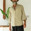 Cotton Men's Shirt / Sage