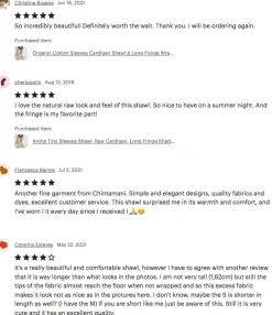 Cotton Sleeves Shawl / Off White