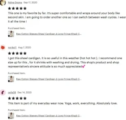 Cotton Sleeves Shawl / Off White