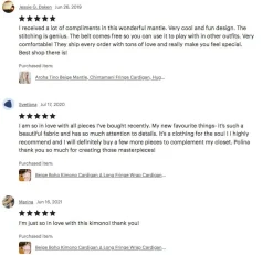 Cotton Wrap Cardigan / Beige