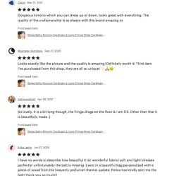 Cotton Wrap Cardigan / Beige