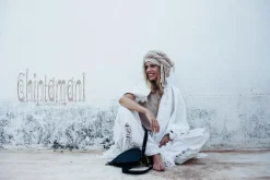 Cotton Wrap Shawl / Beige