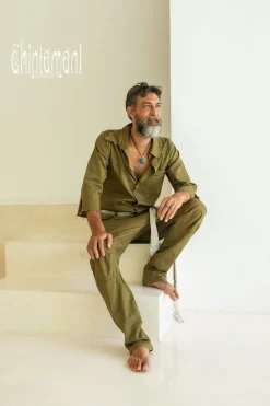 Coverall Jumpsuit / Dark Green