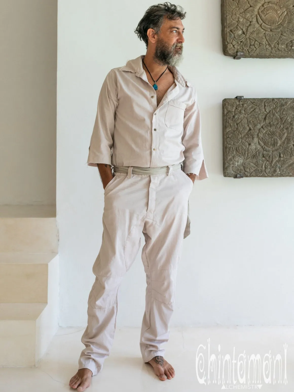 Coverall Jumpsuit / Gray