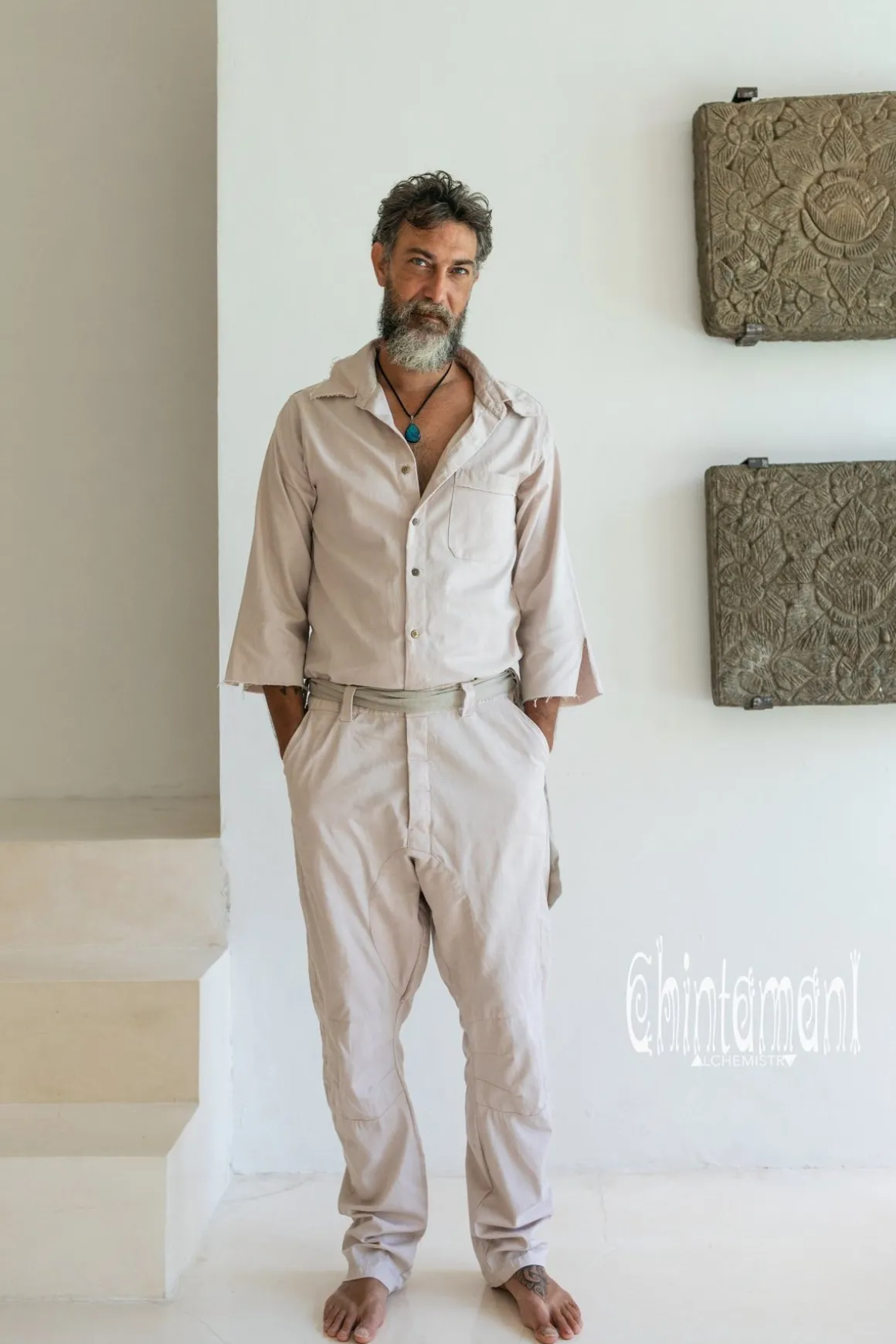 Coverall Jumpsuit / Gray