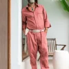 Coverall Jumpsuit / Raspberry Pink