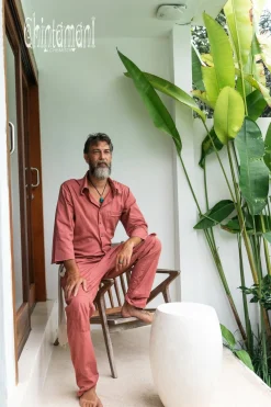 Coverall Jumpsuit / Raspberry Pink