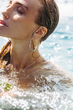 Crystal Hoop Earrings