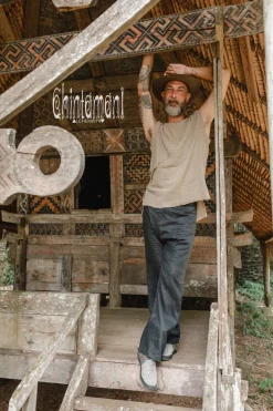 Diagonal Raw Top / Sage