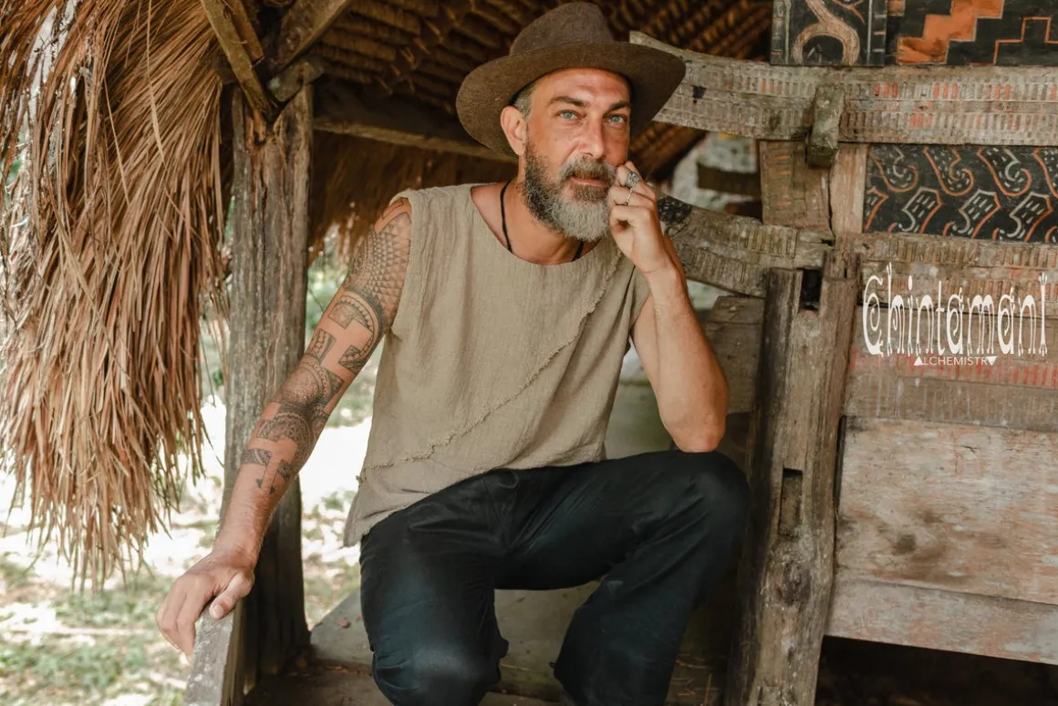 Diagonal Raw Top / Sage