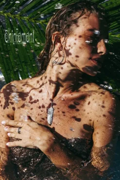 Feather Pendant Silver