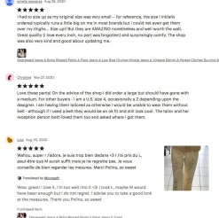 Flared Denim Pants / Blue