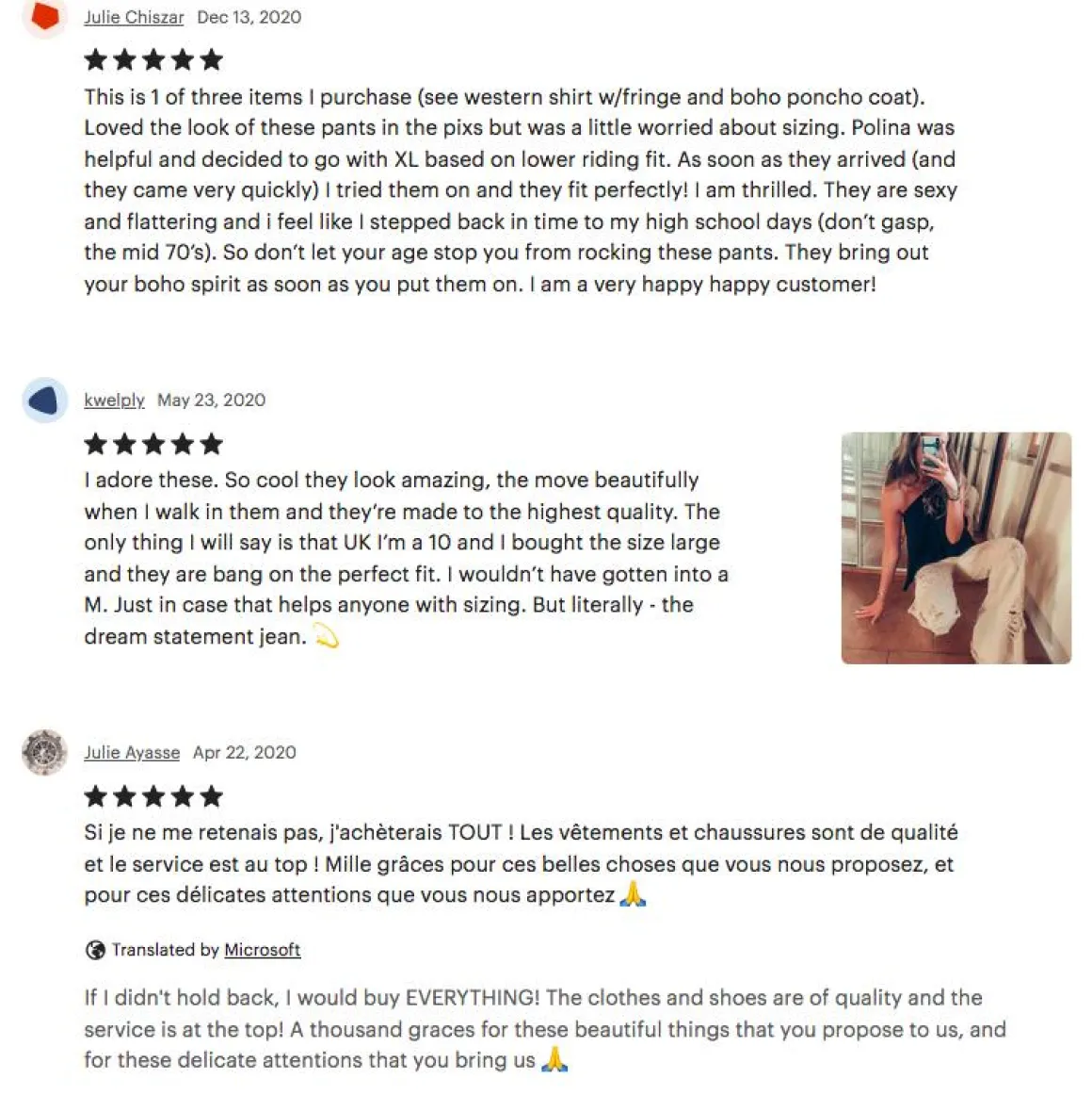 Flared Denim Pants / White