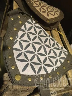 Flower Waist Bag / Grey