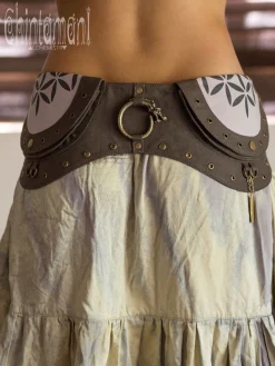 Flower Waist Belt Bag / Grey