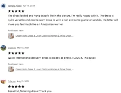 Fringe Linen Mini Dress / Cream